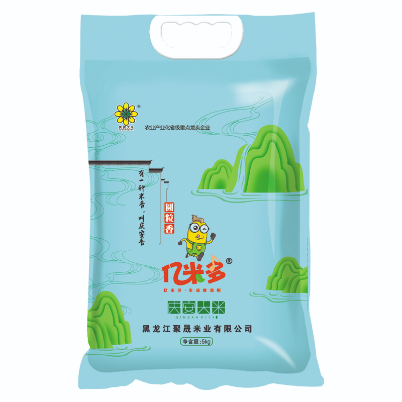亿米多 庆安大米 东北圆粒香米 5kg