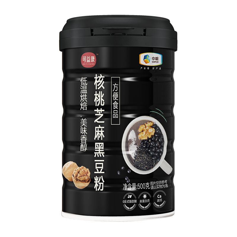 可益康 核桃芝麻黑豆粉500g/罐