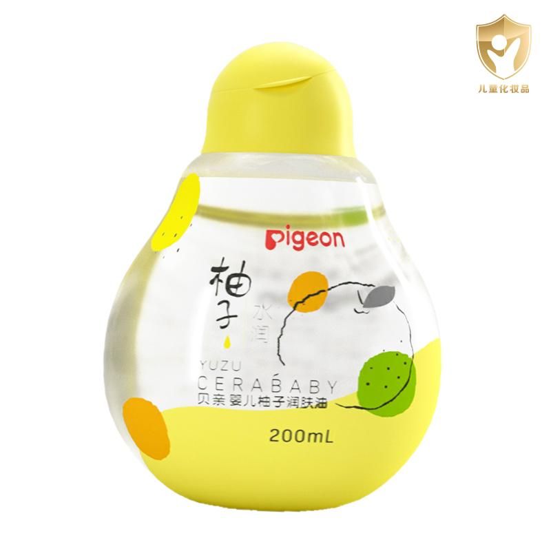 天猫 Pigeon贝亲婴儿润肤油200ml*1瓶新生宝宝抚触按摩油身体油 润护肤 1件 .