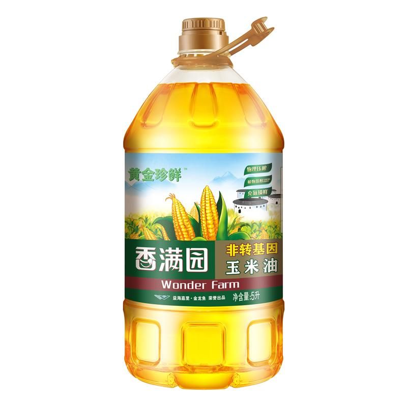 天猫 香满园黄金珍鲜玉米油家用食用油5升 无规格 .