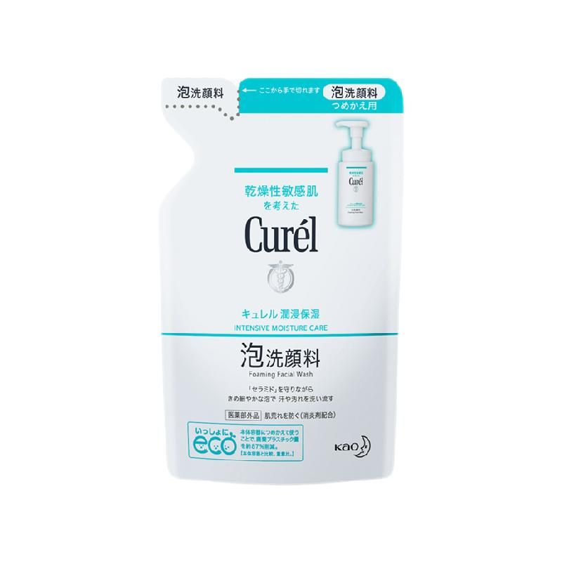 天猫 Curel/珂润润浸保湿洁颜泡沫（补充装）130ml*1件洗面奶 无规格 .