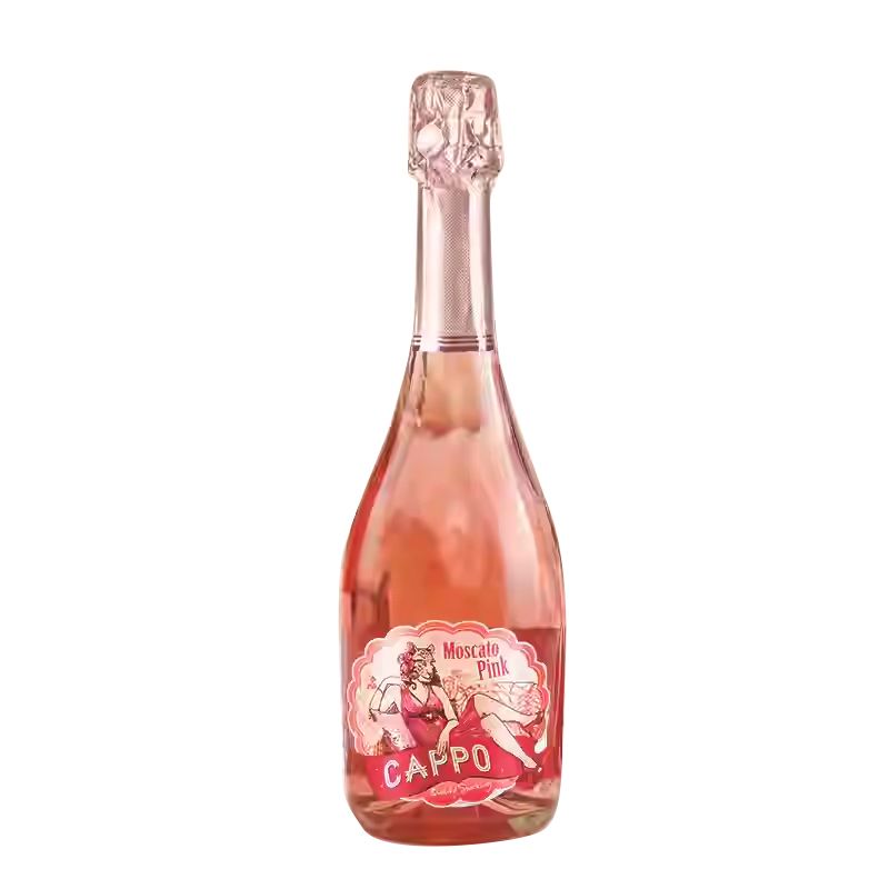 名庄荟 酷保甜型高泡桃红葡萄酒750ml