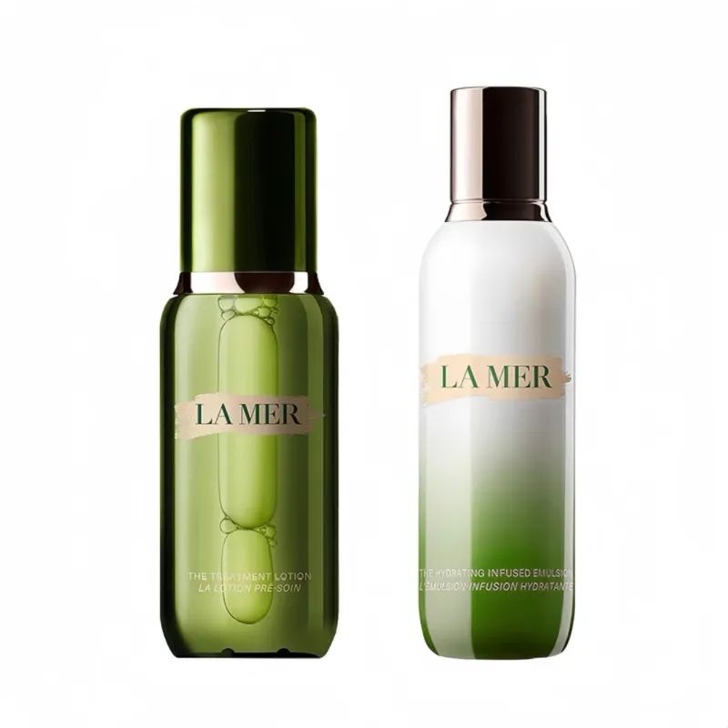 LA MER/海蓝之谜 修护精萃水乳套装(精粹水150ml+精萃乳125ml) 美国进口【保税仓直发】SAIJIA