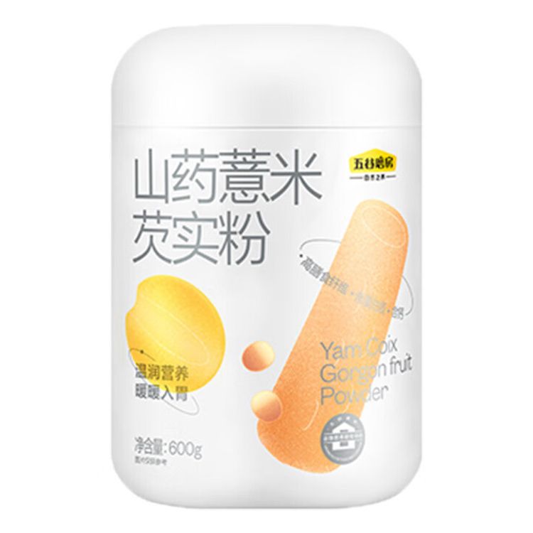 五谷磨房 山药薏米芡实粉养胃五谷早餐代餐粉546g