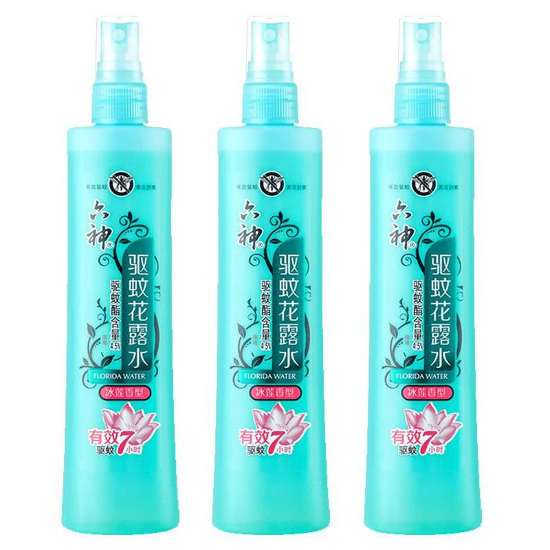 六神 喷雾驱蚊花露水80ml*3 -超值购