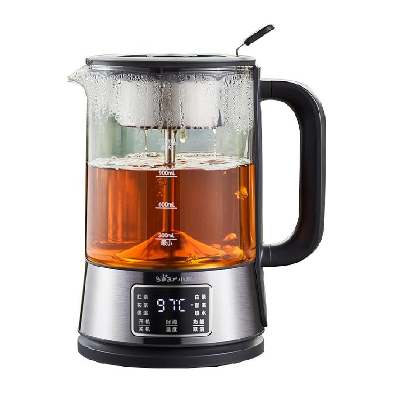 天猫 小熊煮茶器电茶炉养生壶办公室喷淋式蒸茶器蒸汽泡茶机新款蒸茶壶 升级316不锈钢【送精致礼盒包装】；标准配置 .