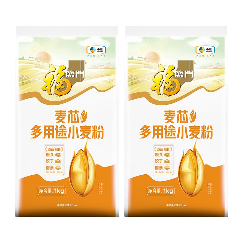 福临门 【包邮】多用途麦芯小麦粉1kg