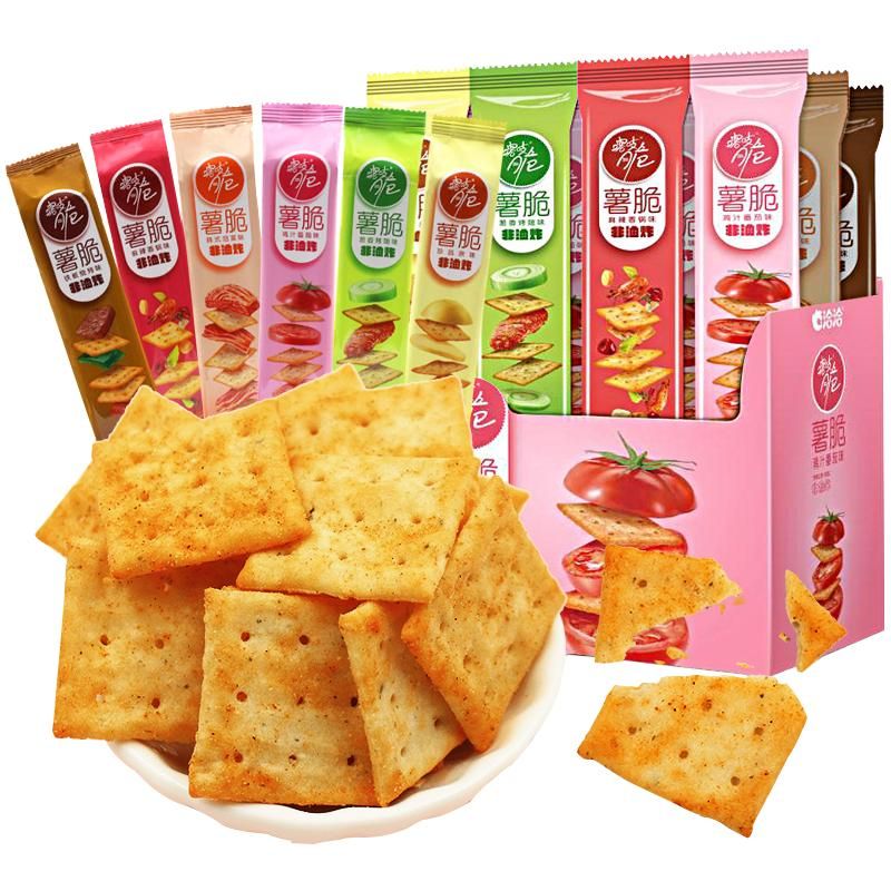 天猫 洽洽休闲喀吱脆非油炸零食 35g*6条 混合口味  .