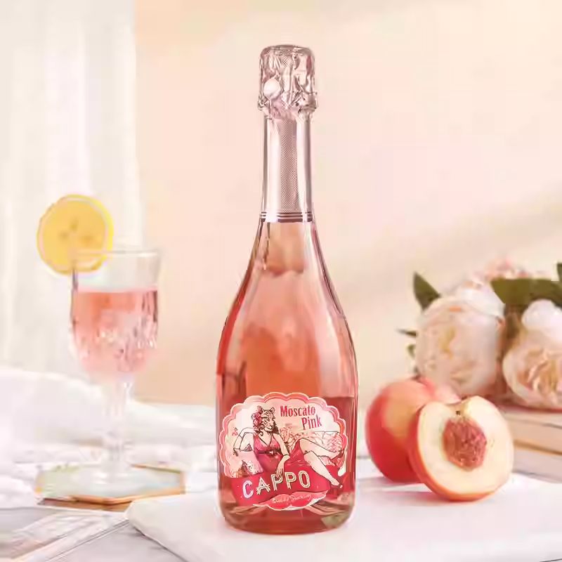 名庄荟 酷保甜型高泡桃红葡萄酒750ml 领券