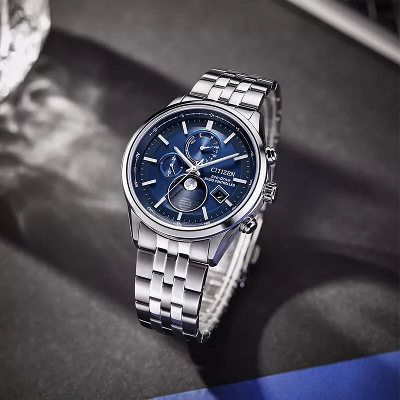 中国　飛青磁　蒜口瓶　在銘　V　7110 西铁城CITIZEN 空中之鹰系列光动能电波手表男表BY1037-51H