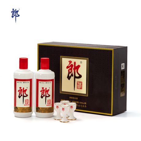 53度郎牌郎酒（双瓶礼盒 装） 郎53度郎牌郎酒精品礼盒酱香型白酒500ml*2瓶礼盒装商品详情-壹钱包