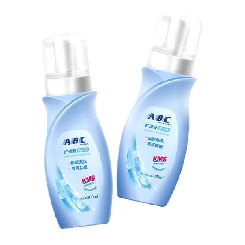 天猫 ABC女性私处护理液洗护止痒抑菌温和泡沫型国货200ml*2瓶 百合香；1件 .