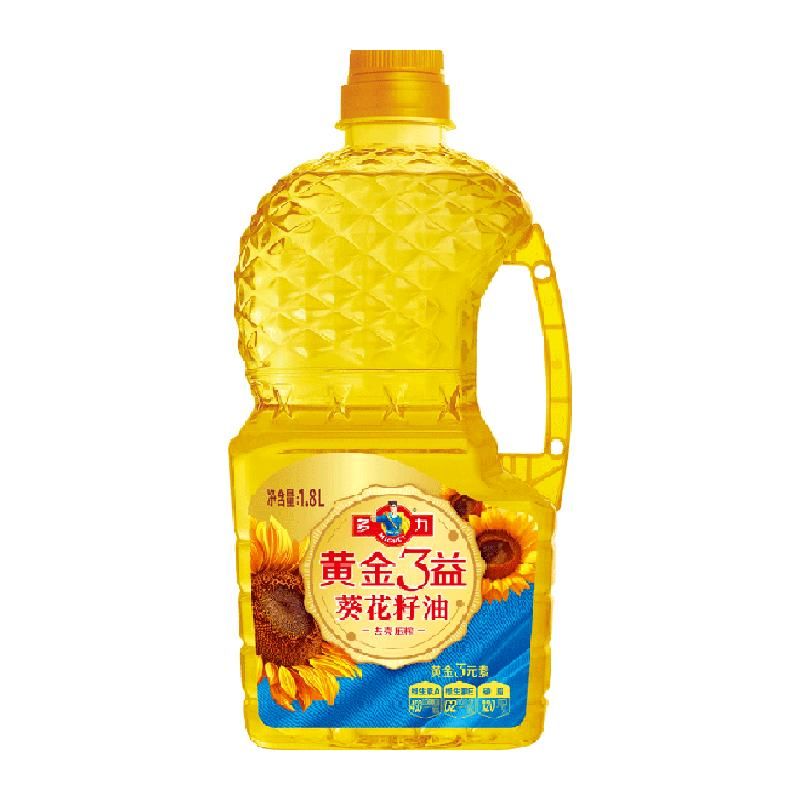 天猫 多力 黄金3益葵花籽油1.8L