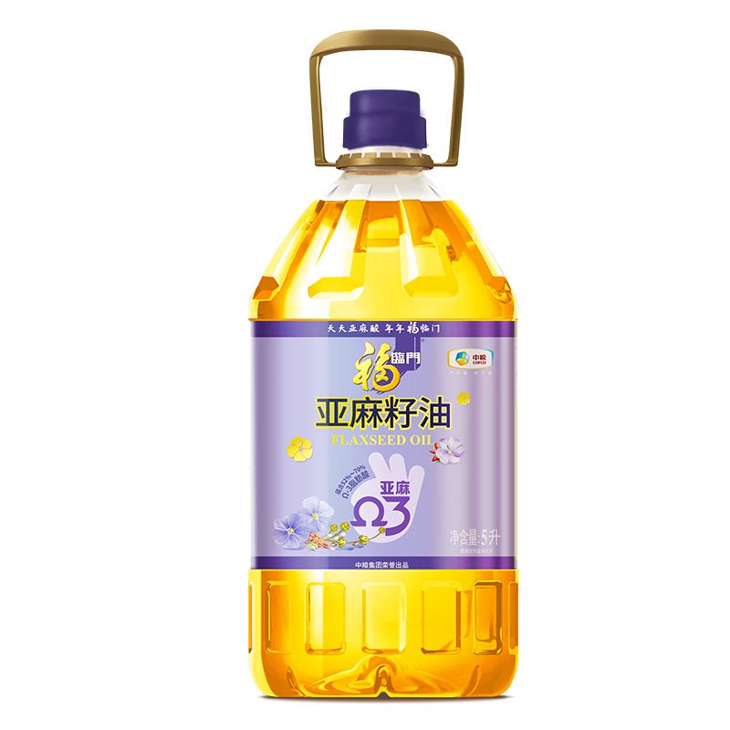 福临门 亚麻籽油5L zx