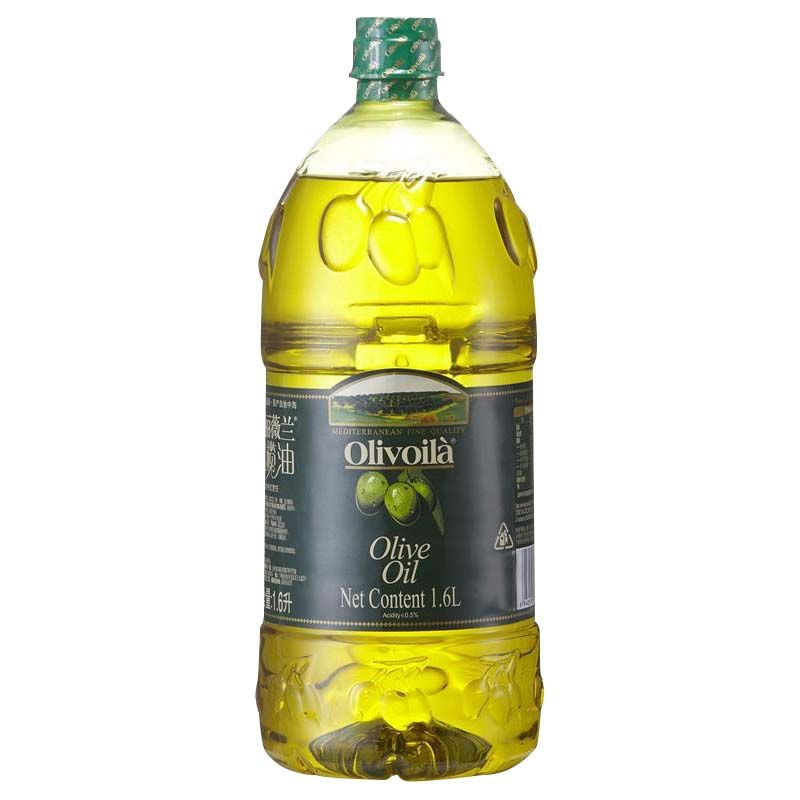 欧丽薇兰 【专享】纯正橄榄油1.6L桶装纯正食用油炒菜