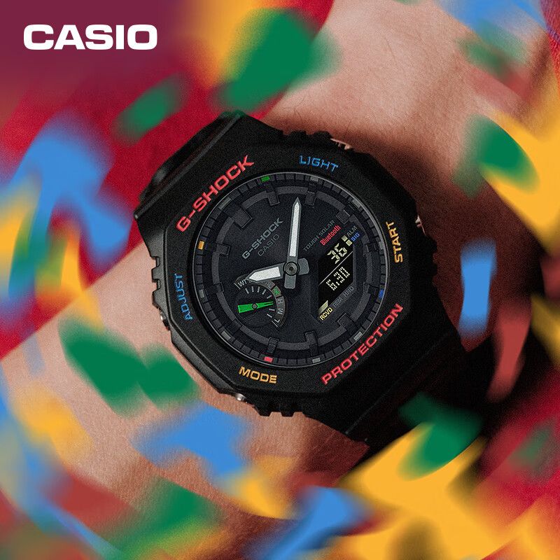 CASIO 卡西欧  G-SHOCK GA-B2100 防水男表石英手表
