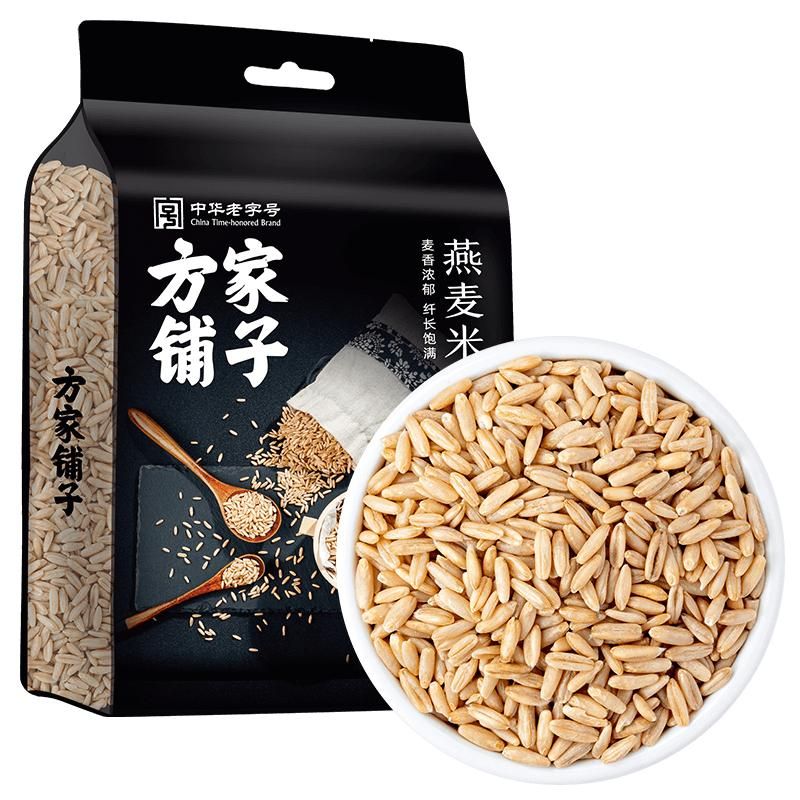 天猫 方家铺子燕麦米1kg/袋麦仁五谷杂粮粗粮大米粥米伴侣始于1906 无规格 .