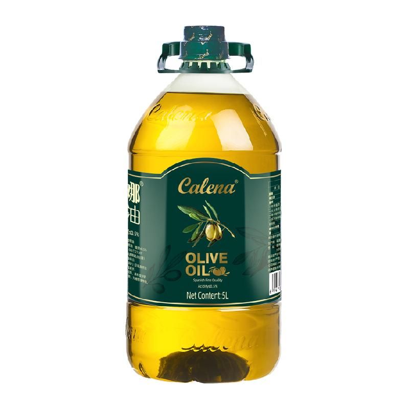 天猫 克莉娜calena纯正橄榄油家庭食用油5Lx1桶装冷榨工艺适合中式烹饪 无规格 .