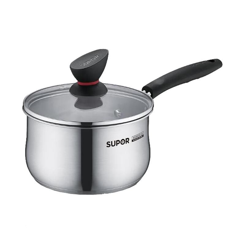 天猫 苏泊尔（SUPOR） 304不锈钢 精致小奶锅辅食锅汤锅泡面蒸锅ST16Z1 ST16Z1-16m .