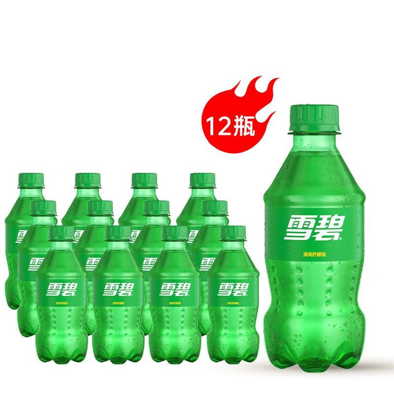 可口可乐 雪碧 柠檬味汽水300ml*12瓶（jkx)