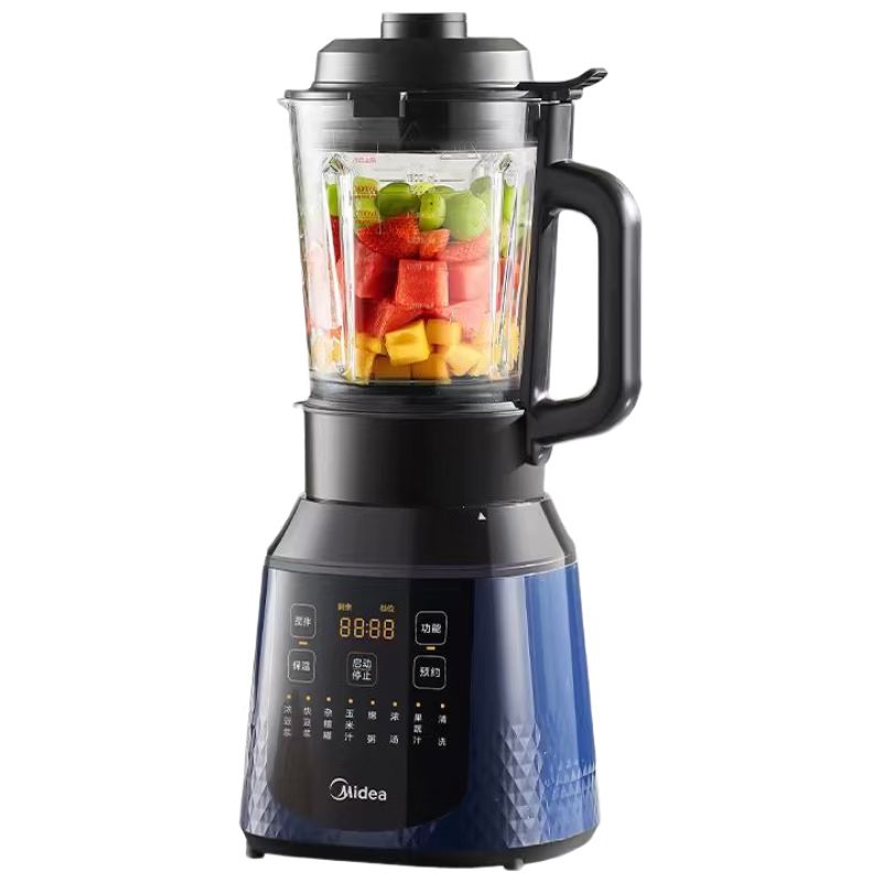 京东直供 美的（Midea）破壁机家用自清洗多功能全自动免煮低音1.75L大容量3-7人预约豆浆机料理榨汁机辅食破冰PB40F254F