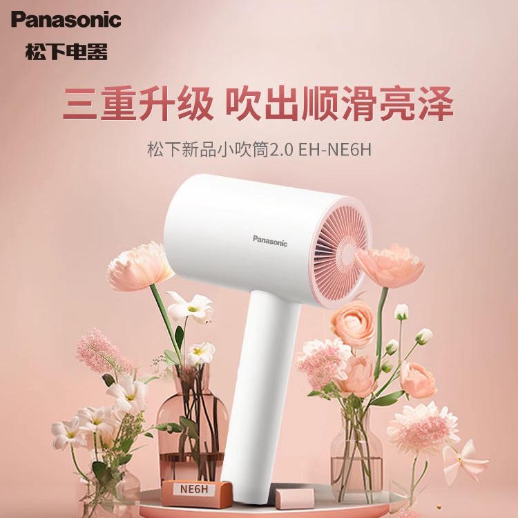 松下 吹风机家用恒温负离子护发大功率电吹风宿舍学生速干小吹筒NE6H学生用情人节生日礼物送女友送朋友 NE6H 积分兑换