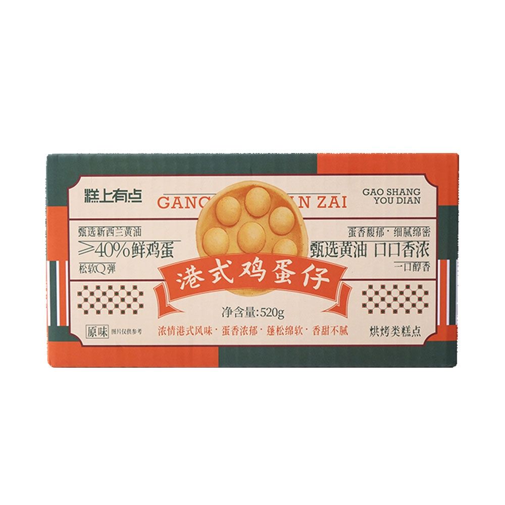 本来生活 糕上有点港式鸡蛋仔520g