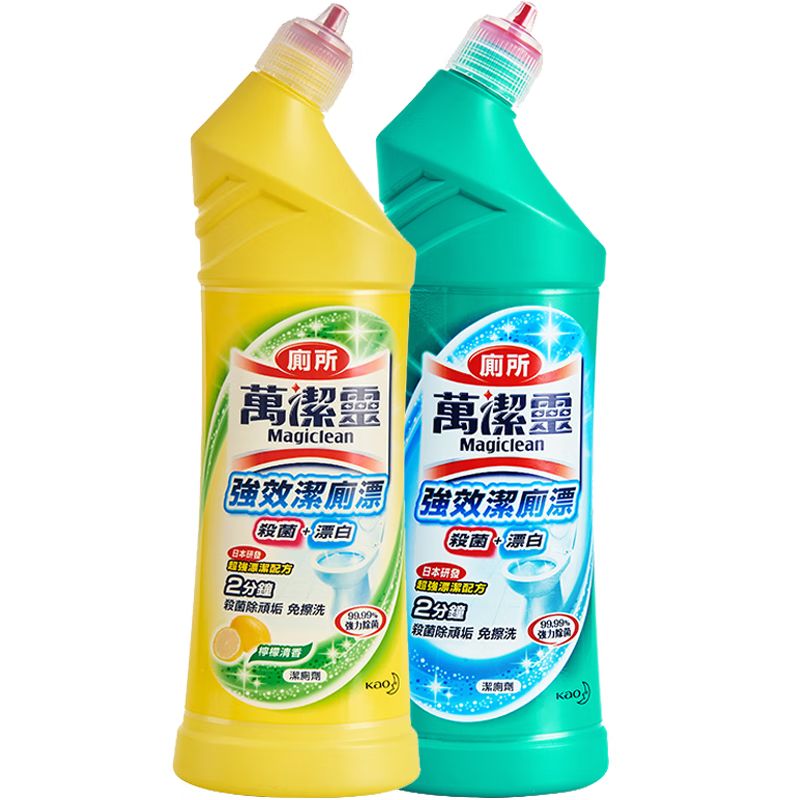 京东直供 花王KAO洁厕剂500ml*2支套装 免擦洗 原装正品洁厕灵万洁灵马桶清洁剂